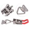 2pcs Hand Tool Type Quick Latch Clamp 304 Stainless Steel Toggle Hasp Clamp  For Storage Box