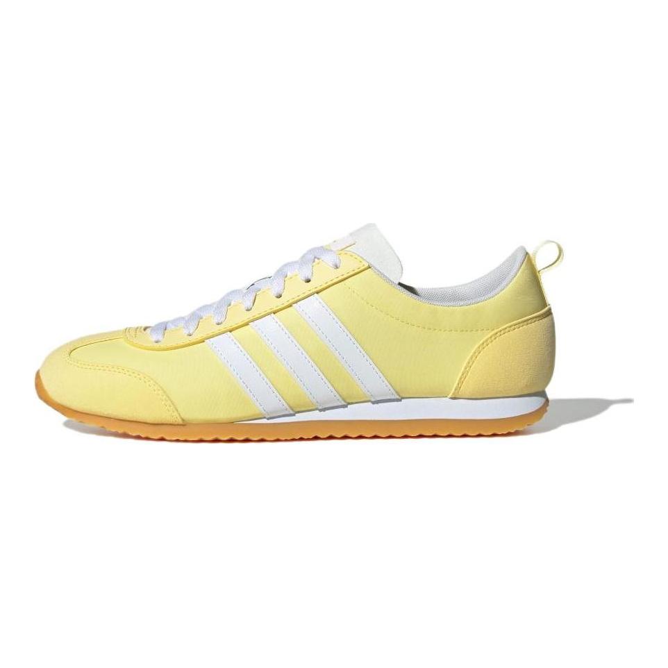 adidas Vs Jog 2.0 Модные спортивные прочные низкие повседневные кроссовки унисекс желтые JR4651