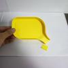 Plastic Funnel Tray with Barrier Plug Small Parts Tools Tray  Screw Nut Storage