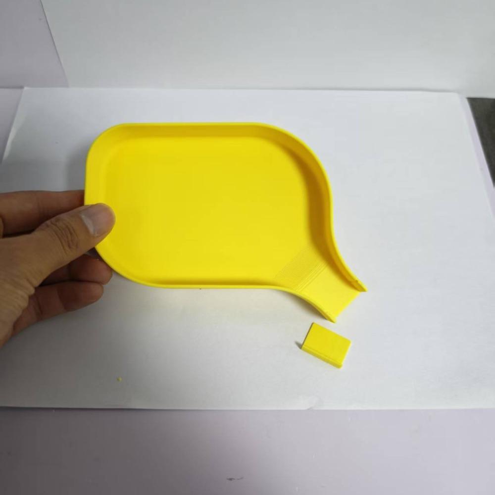 Plastic Funnel Tray with Barrier Plug Small Parts Tools Tray Screw Nut Storage