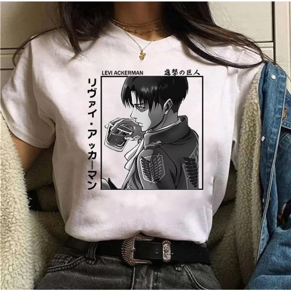 Japanese Anime T-shirt Men and Women Loose T-shirt Casual Streetwear Short Sleeve Shirt Tops