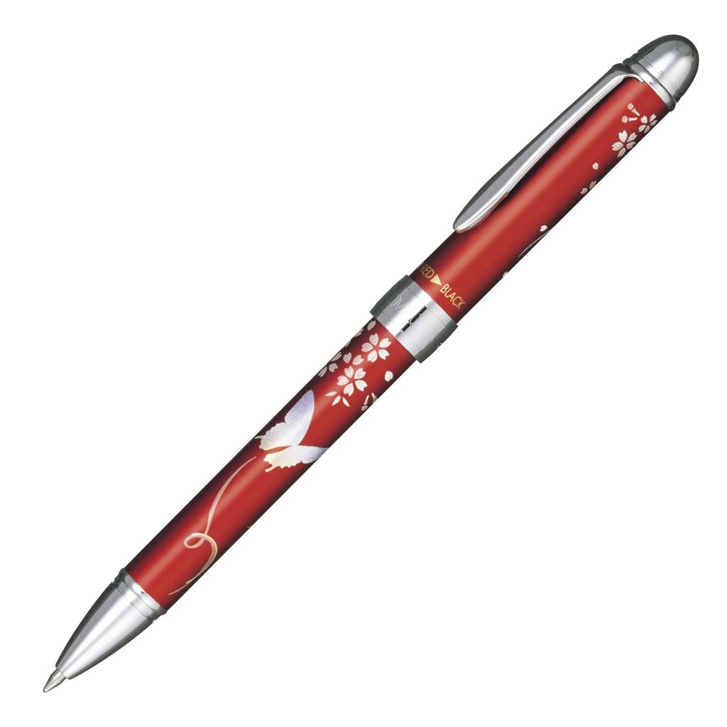 Sailor fountain pen Pen 2 Colors Sharp Elegant Makie Butterfly Red Multi-function + 16-0333-230