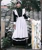 Dress Maid Cosplay Long Sleeve Long Maid Clothes Black [Lady Lazy] Women's Men's (2XL)
