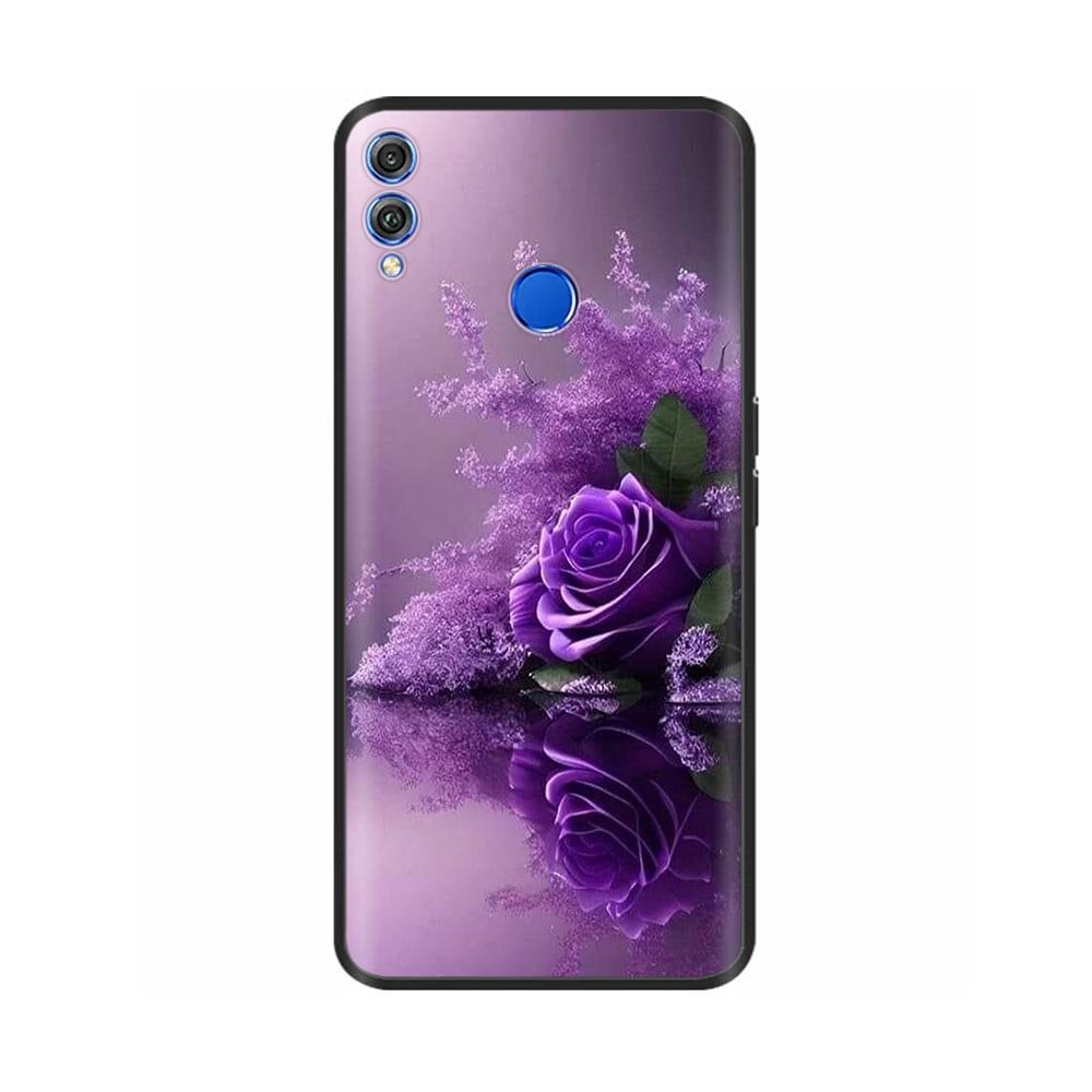 Чехол для телефона Honor 8X Чехол Мягкий ТПУ Силиконовая Задняя Крышка Для Huawei Honor 8X Чехлы Ударопрочный Honor8X Милый Расписной Чехол Fundas