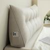 Triangular Headboard Pillow Bed Wedge Pillow with Side Pocket Headboard Back And Waist Support Cushion for Daybed Reading Relaxing