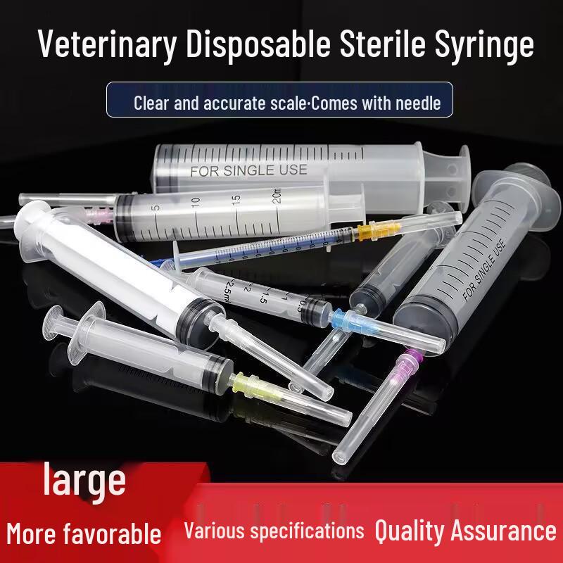 Veterinary Disposable Sterile Syringe Needle Tube Injector for Feeding and Infusion