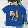 Anime Murder Drones Print T-shirt Girl Boy Summer O-Neck Short Sleeve Casual Tops Uzi And Z Cartoon T Shirt Children's Clothing