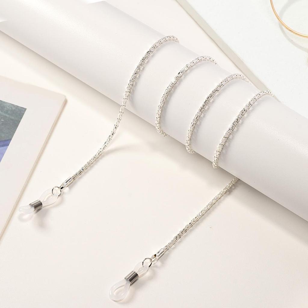 Женский ретро цепочка с бриллиантами шнурок для очков - Модный аксессуар в стиле инфлюенсера