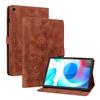 For Realme Pad Mini (Models  RMP2105, RMP2106) PU Leather Exquisite Floral Embossed Design Tablet Case
