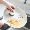 Щетка для мытья посуды Серая Кухонная раковина Плита Чистка Щетина высокой плотности Подходит Овощи Фрукты Разделочные доски Раковины