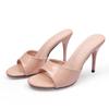 Summer Fashion High Heels Sandals Women Party Shoes Office Lady Open Toe Brand Ladies Thin Heels 9cm Black Red Beige