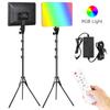 RGB Led Video Light Panel Photography Lighting 14inch Fill Lamp With Remote Control 3000K-6500K For Youtube Shoot Live Streaming