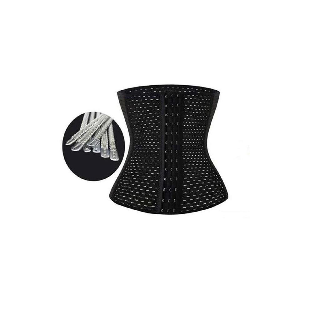 Послеродовой корсет для беременных с 3-мя стальными скобами, 4 полосками на косточках, с воздушным потоком