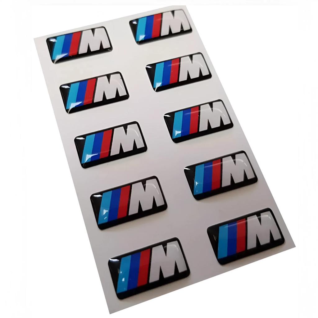 Applicable to BMW M sticker car steering wheel badge sticker badge decal decorative accessories