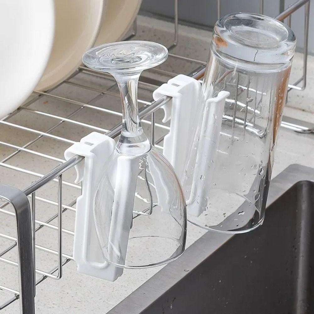 Upside-down Design Draining Cup Rack Space-saving Storage Holder High Quality Dish Rack Home Use