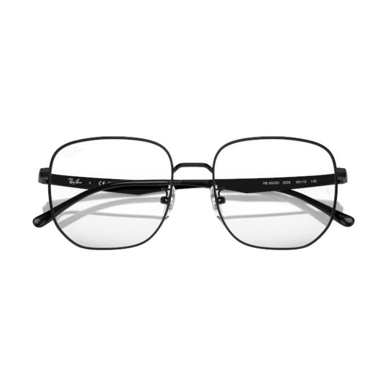 RAYBAN Logo Alloy Metal Irregular Geometry Unisex Couple Style Multicolor Prescription Optical Glasses Frames 1 2509 55 0RX6503D
