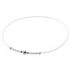 Phiten Natural Wire Health Comes with Dedicated Perfect for Gifts Necklace, Wire, Crystal, White, 50cm, Stone, Type, Lightweight, Metax, Accessory,