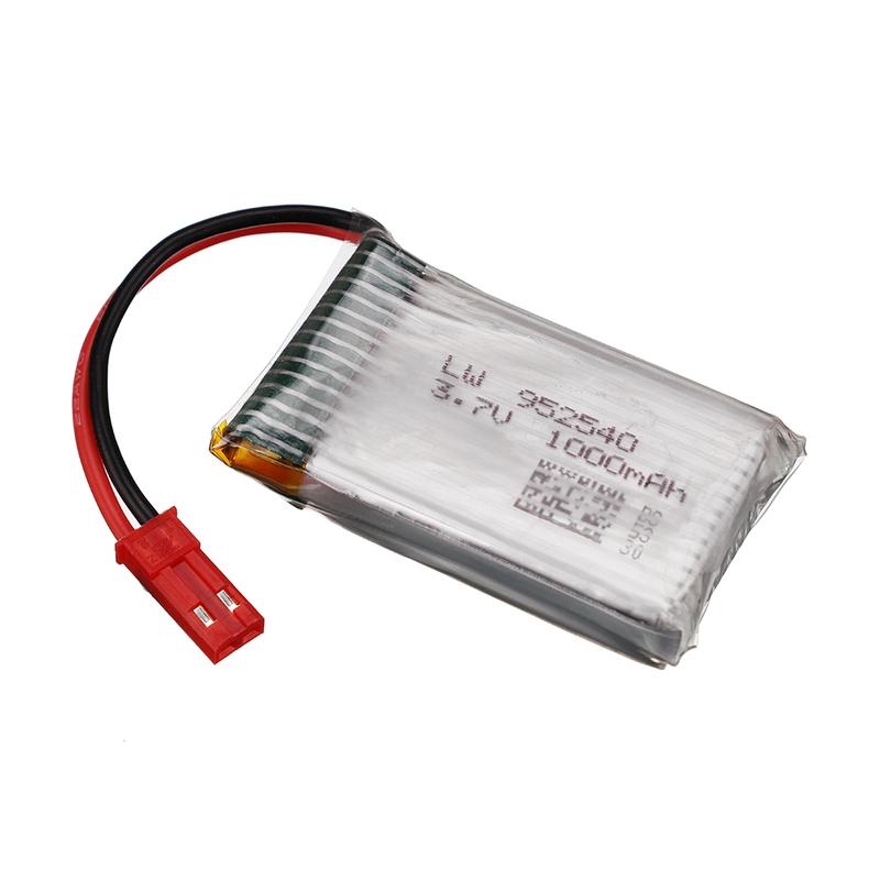 Аккумулятор 3,7 В 1000 мАч для X400 X500 X800 HD1315 HJ818 HJ819 X25 RC Дрона Запасные Части Разъем JST + Зарядное Устройство 3,7 В Li-Po Аккумулятор