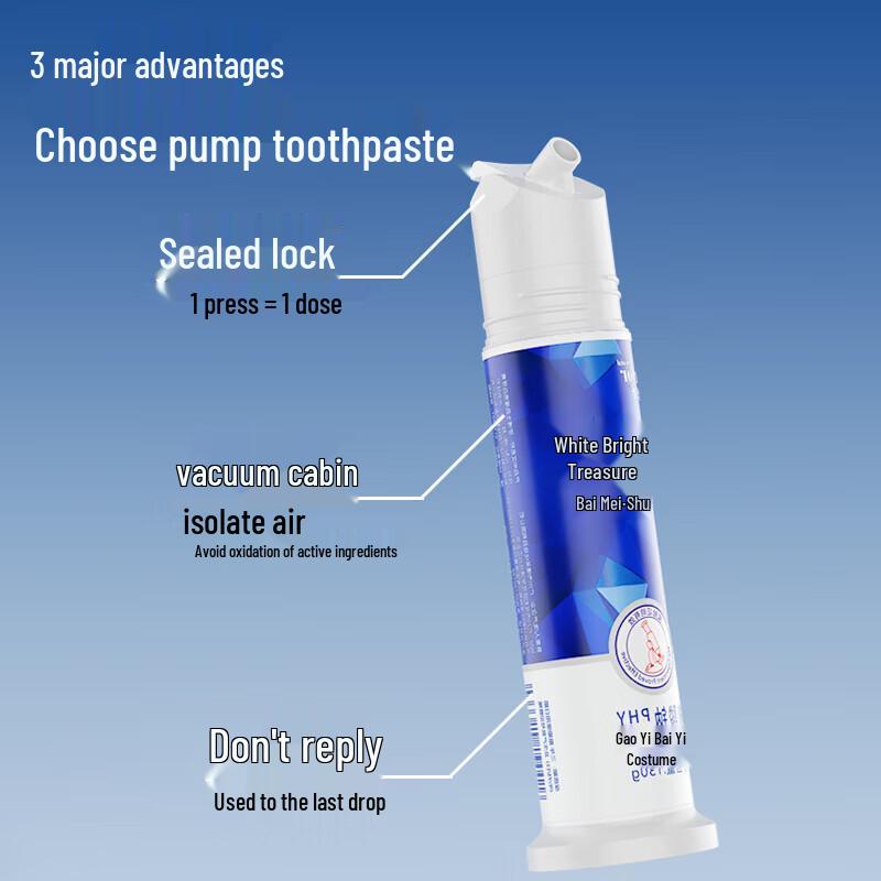Доктор. Зубная паста Dental Crystal Brightening Pump (2-Pack)