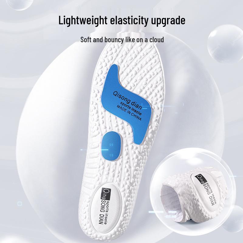 Спортивные стельки с воздушной подушкой для мужчин и женщин - Амортизация ударов и впитывание пота, Предотвращение запаха для баскетбола, Военных тренировок и Бега