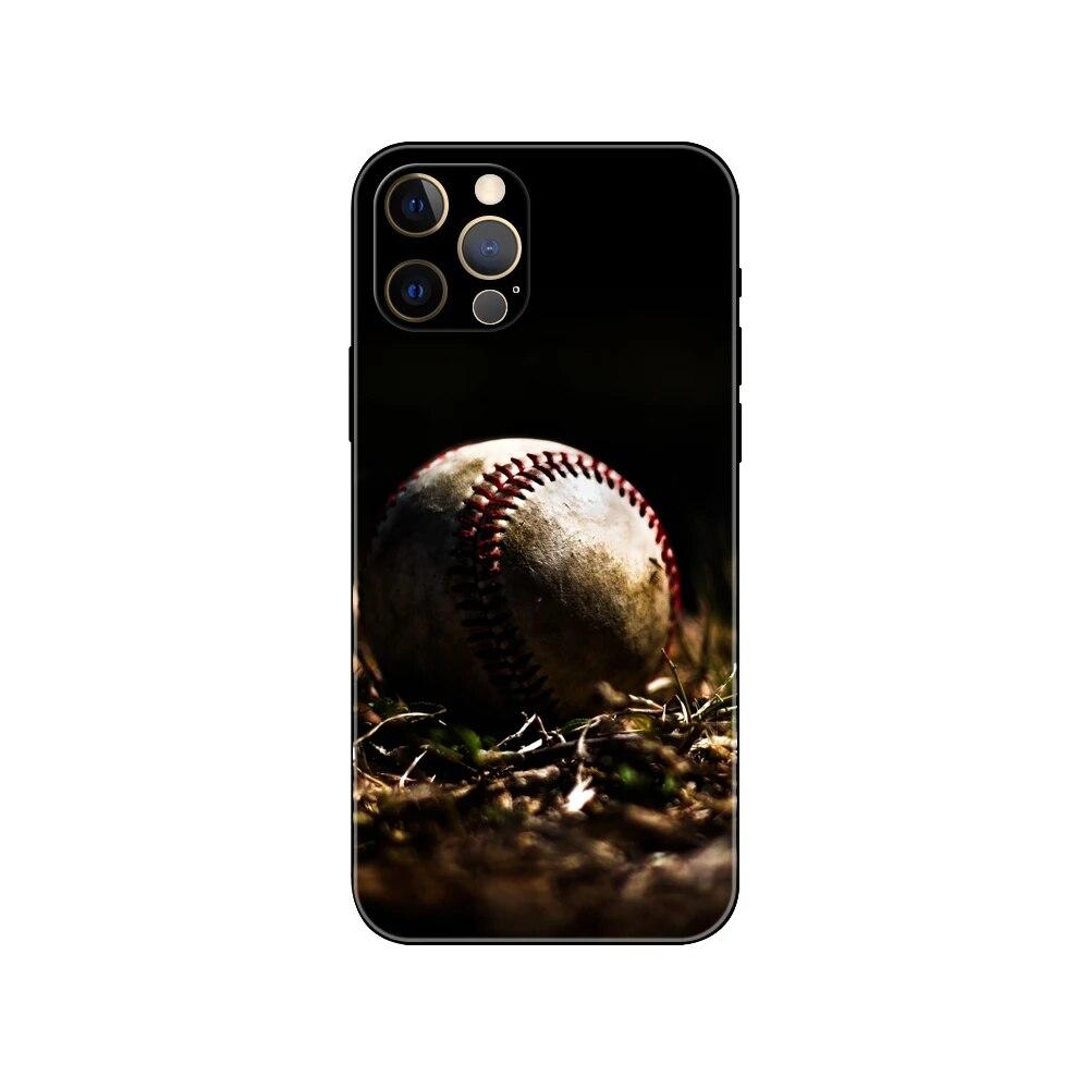 Baseball Phone Case For iPhone Samsung Galaxy Redmi Xiaomi Oppo OnePlus Note S A 7 8 9 10 11 12 13 14 20 21 22 23 53 54 Pro Max Plus Ultra TPU Soft