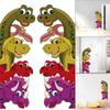 Наклейки с динозаврами за дверью, декор комнаты, наклейки на стены, детская спальня, настенное искусство