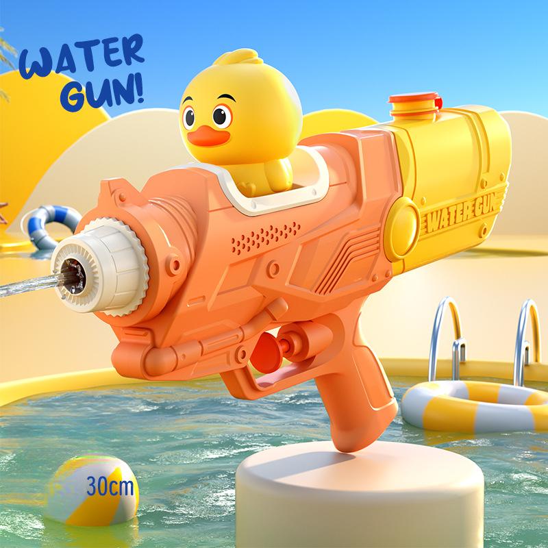 Детские игрушки, Водяные пистолеты, Большие двойные сопла, Динозавры-утки играют с водяными пистолетами, Пляжные игрушки, Детские игрушки в подарок