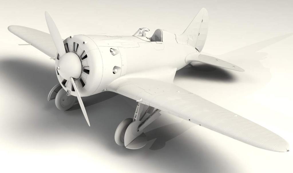 ICM Советские ВВС Поликарпов Тип 10 Пластиковая модель 32004 1/32 И-16