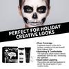Halloween Face & Body Paint Set Party Skeleton Makeup Realistic Effect Cosplay Props
