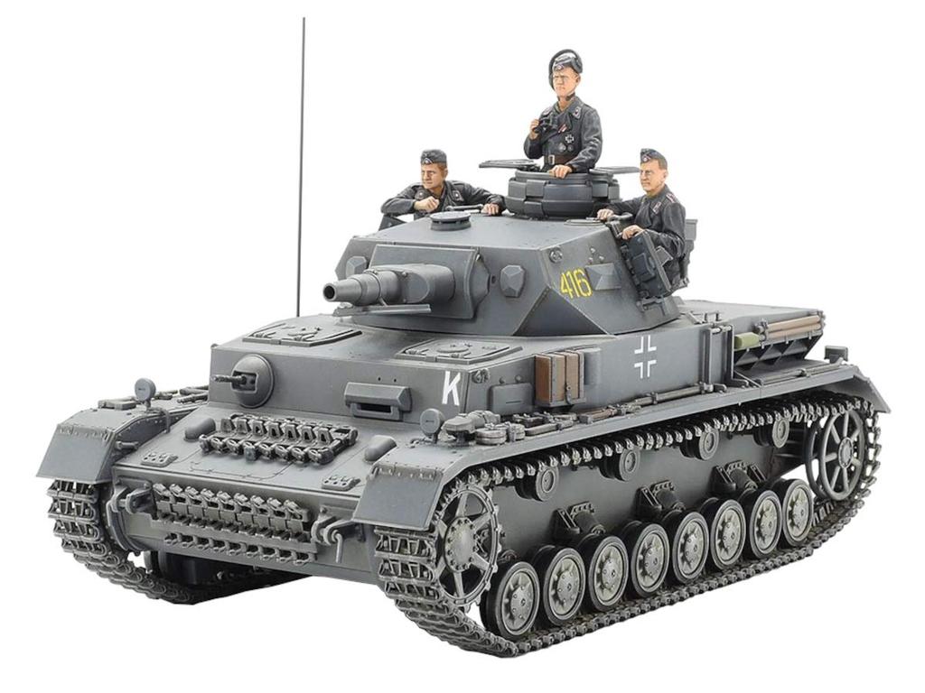 Tamiya Military Miniature Series German Panzer IV F Type Plastic Model Male 35374 1/35 No.374