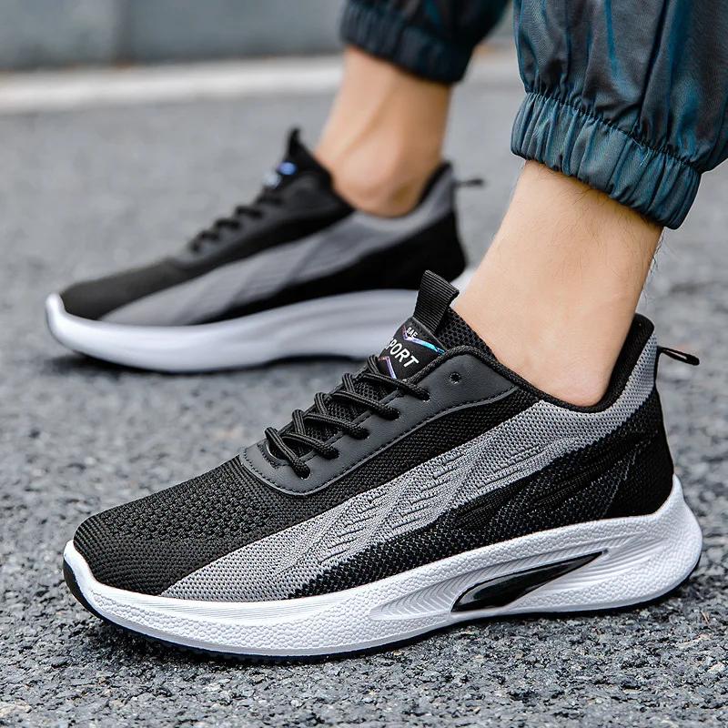 2024 Breathable New Men's Shoes Softsoled Casual Sports Shoes Fashion Durable Running Footwear Comfort Lightweight Male Sneakers