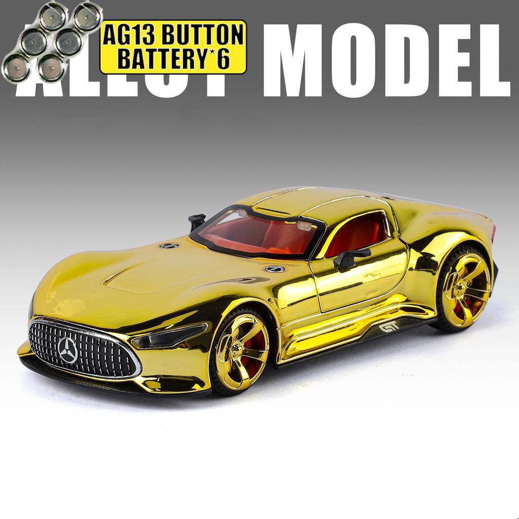 AATB1 1:32 Benz VISION GT Super Concept Sport Car Alloy Diecast Model Car High Simulation Home Trendy Ornaments Collection Hobby Gifts