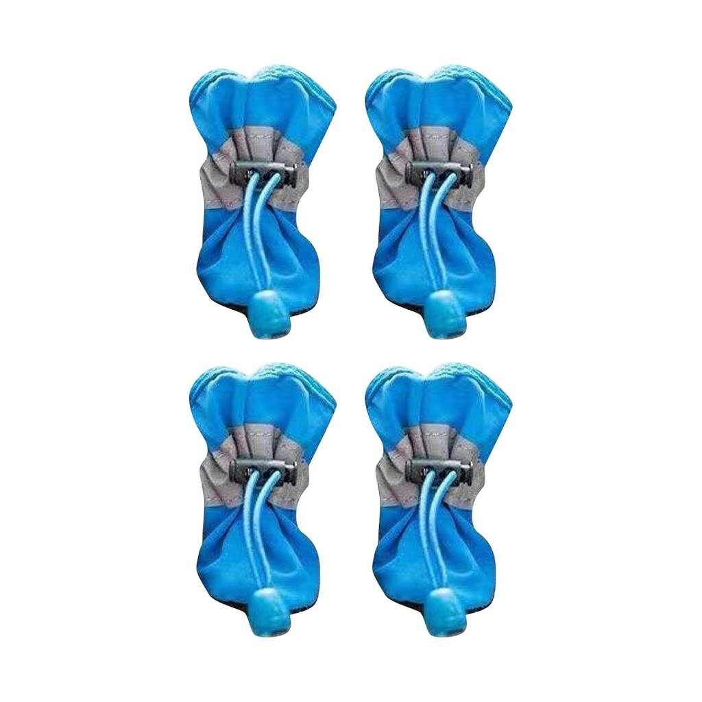 Обувь для собак, мягкая подошва, резиновые сапоги, утолщенная бархатная обувь, чехлы для лап для собак, водонепроницаемая обувь для домашних животных