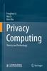 Книга Privacy Computing : Theory and Technology