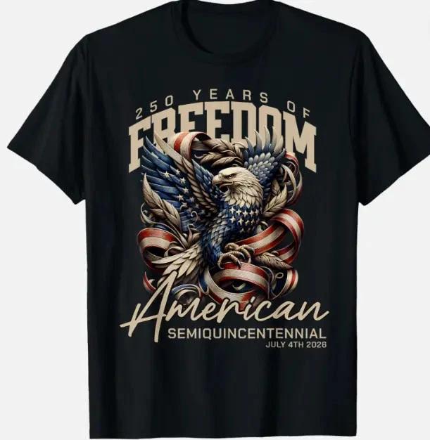 America 250th Celebration 250 Years America Eagle Unisex T- Shirt