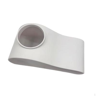 Подземный аквариумный туннель размером 17,5 x 8,8 x 5,4 см, с одним отверстием для наблюдения за рыбами и расположенный под гравием.