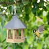 Bird Feeder Bird House Garden Window Hanging Ornaments Bird Feeder Wild Bird Feed Dispenser Hanging Feeder Support Yard Decor