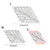 60-градусный алмазный шаблон для квилтинга, швейная линейка, линейка для квилтинга, линейка для рукоделия, простые дизайны для квилтинга, фурнитура