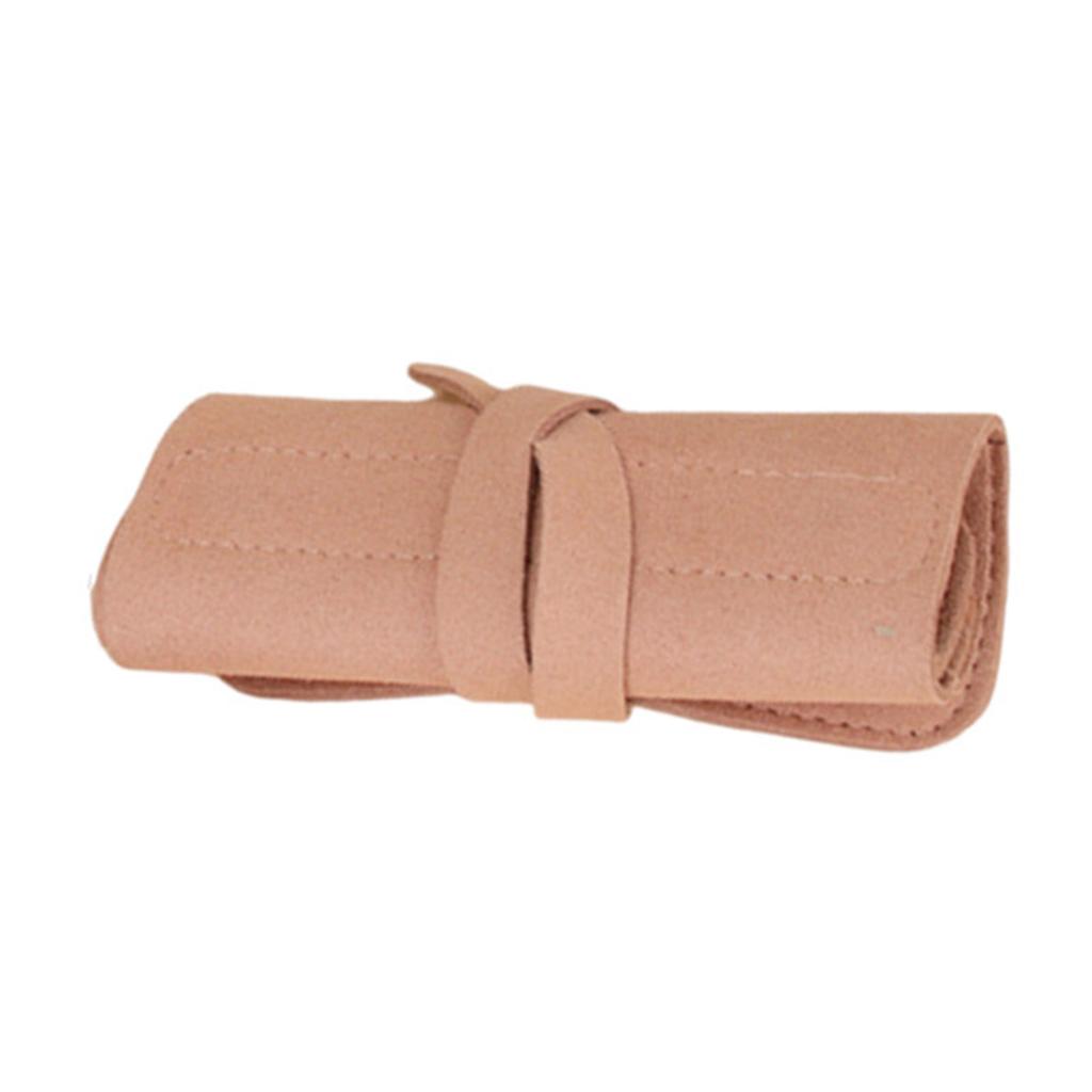 Multi Purpose Jewelry Pouch Soft Microfiber Journey Accessories Storage Roll Bags Convenient Handheld Jewelry Organizer