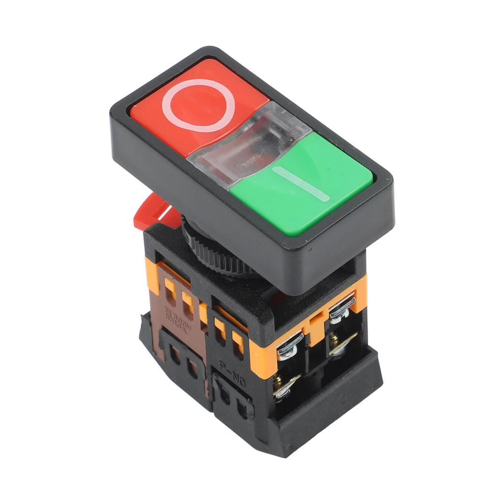 Red Green Dual Button Switch With Light APBB 22 25N AS 22 25N PPBB 30N Plastic Dual Key Dual Position With LED Button Switch