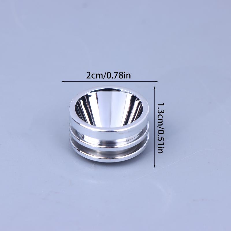 1 шт. S5 20 мм гладкий отражатель фонарик отражающая чашка отражатель бант гладкая апельсиновая корка светодиодное отверстие 7 мм
