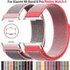Нейлоновый ремешок-петля для Redmi Watch 4 для регулировки ремешка, спортивный мягкий сменный браслет для Xiaomi Mi Band 8 Pro, аксессуары для ремешка