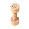 Wooden Screw Nut Assembly Educational Toy Solid Wood Screw Nut Decompression Fine Movement Training Educational Toy For Children