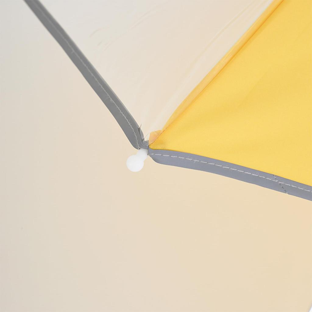 Estaa Kids Folding Umbrella with Transparent Window Windproof Plain UV 50cm 10357 Navy Blue