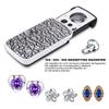30x / 60x / 90x Magnifying Glass Jewelry Optical Magnifier Jeweler LED Light Loupe