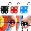 Arrow Puller Silicone Small Archery Target Remover Gripper with Hanging Buckle Ergonomic Hand Saver for Practice