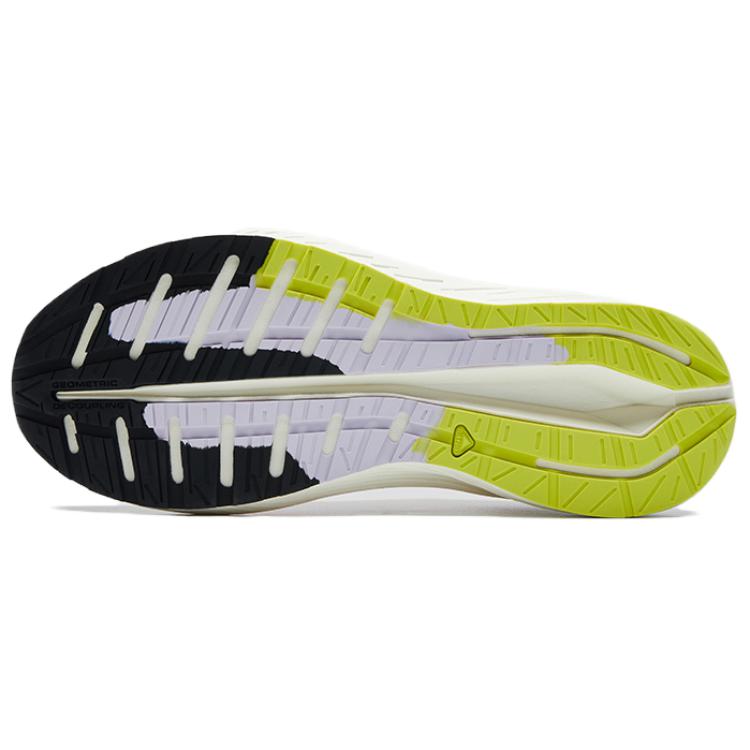 SALOMON Aero Volt 2 Comfortable Lightweight Mesh Cushioning Breathable Low-Top Running Shoes Women Sneaker White Yellow Green 474274