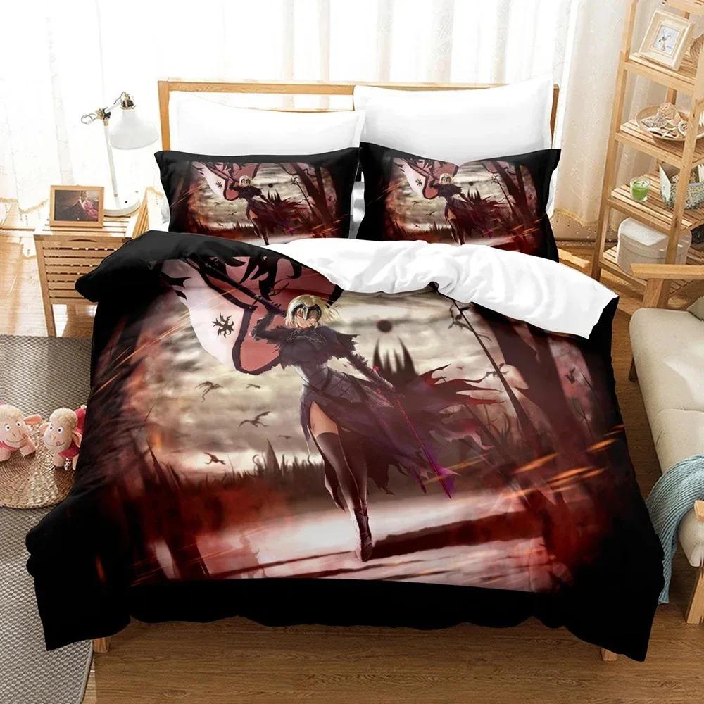 Fashionable 3D Fates Bedding Collections Duvet Cover Collection With Pillowcase Twin Full Queen King Bedclothes With Bed Linen Home Textile