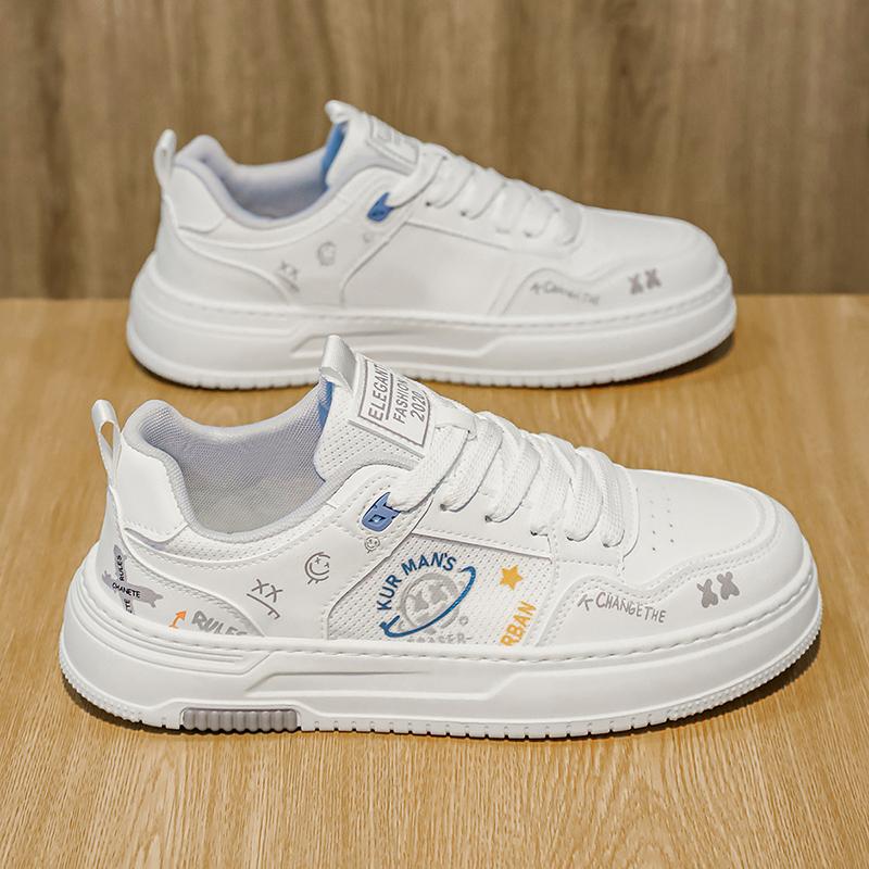 Men 's Casual Four Seasons Fashion Skateboarding Students Comfortable Sneakers Boys Trending Soft Sole Breathable Shoes