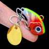 Proberos Long Throw Lure Bait with Sequins Rotating Vibration VIB Sequins Submerged Lure Bait